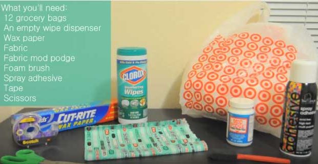 Handy Tip: How To Make Grocery Bag Dispenser At Home