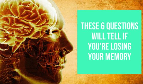 Quiz To Tell You If You’re Losing Your Memory