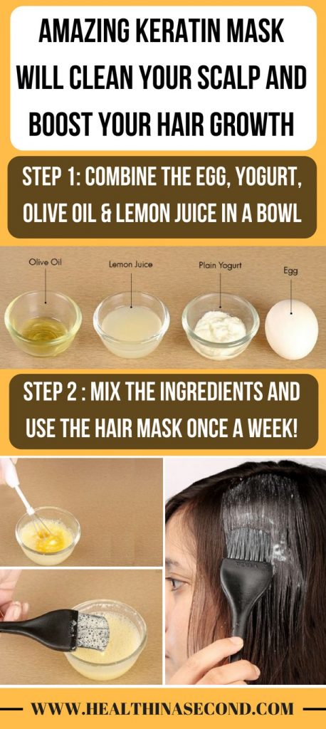 Amazing Keratin Mask Will Clean your Scalp And Boost Your Hair Growth ...